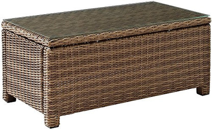 Chair | CasaFoyers Bradenton Collection | Outdoor Wicker Seating Set - Loveseat, Arm Chairs & Glass Top Table | All-Weather, UV/Fade Resistant Cushions | casafoyer.myshopify.com