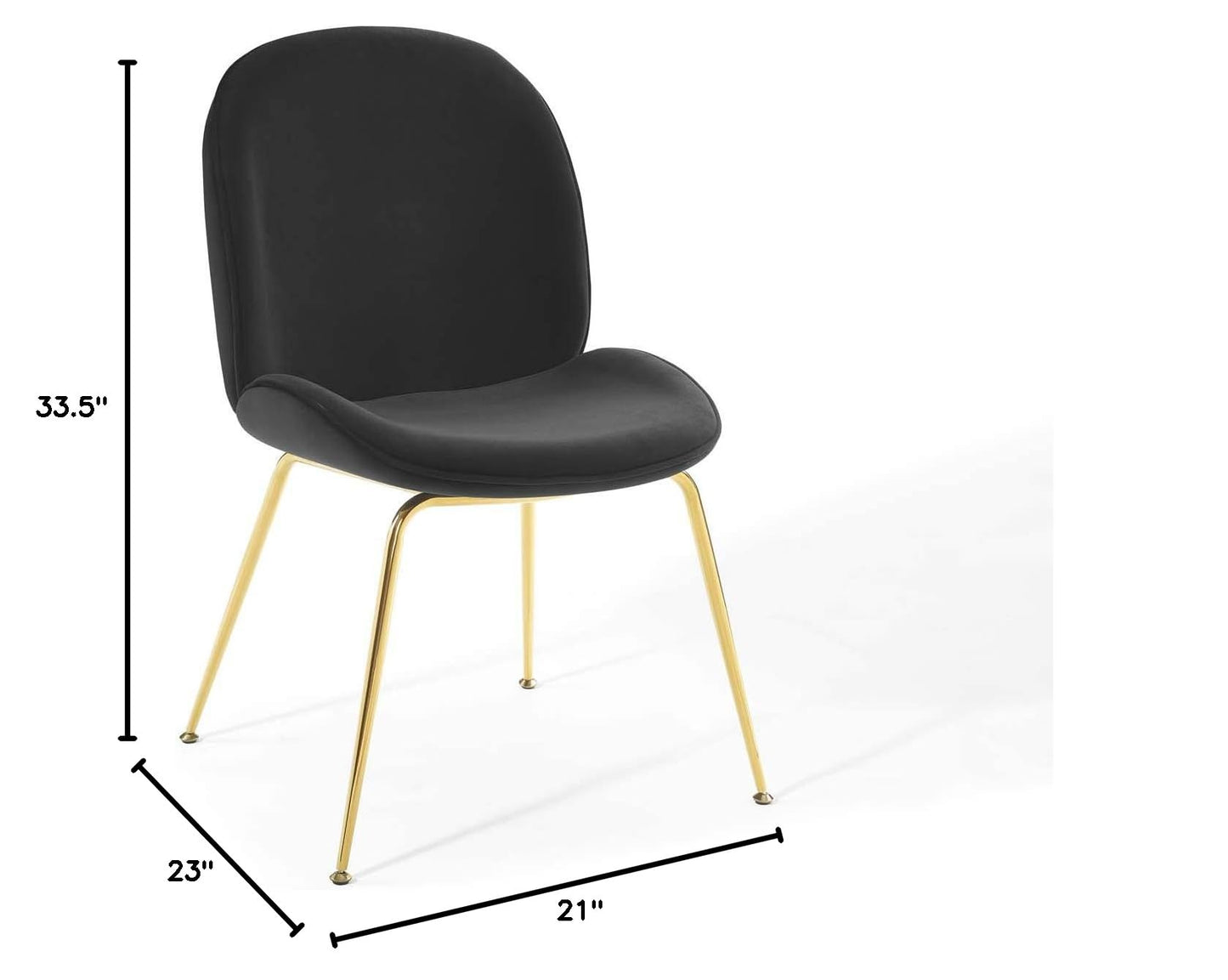 Dining Table | Delightful Scoop Dining Chair | Vintage Charm | Gold Stainless Steel Frame | Stain-Resistant Velvet Upholstery | Comfortable & Stylish | Non-Marking Foot Caps | casafoyer.myshopify.com