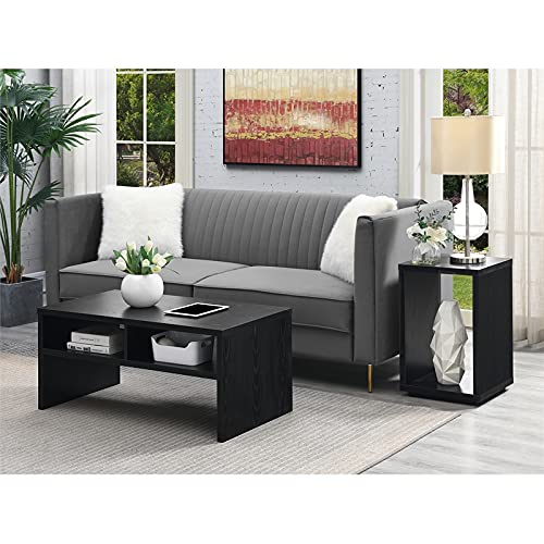 TABLE | Stylish & Contemporary Northfield Admiral End Table | Generous Surface Top | Bottom Shelf for Display | Durable Honeycomb Construction | Ergode Collection | casafoyer.myshopify.com