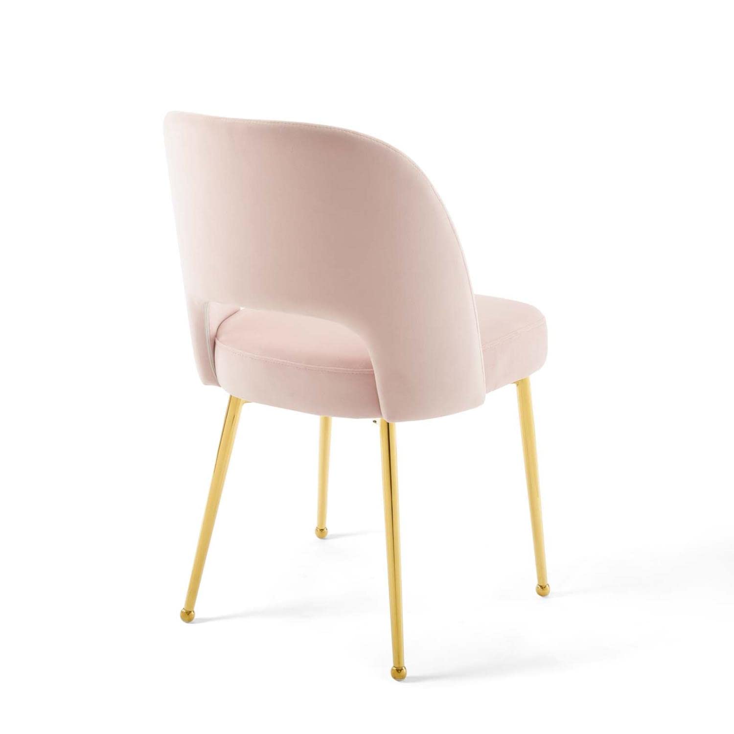 home office desk chairs | CasaFoyer Rouse Dining Room Side Chair Set | Plush Velvet Upholstery | Gold Stainless Steel Legs | 2 Chairs | 331 lbs Capacity | casafoyer.myshopify.com