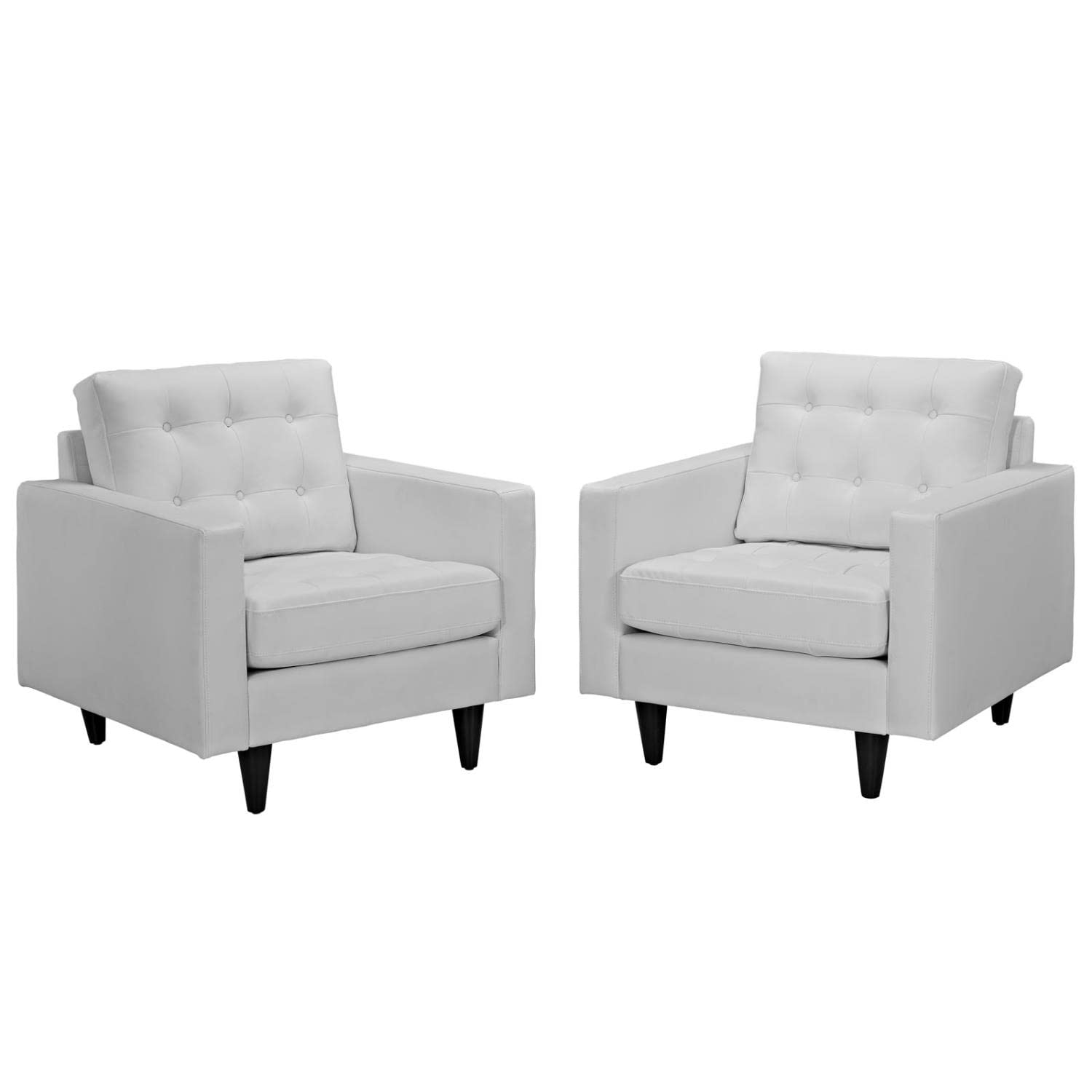 Sofa & chair Sets | Empress | Luxury Leather Armchair Set | Exquisite Design | Plush Cushions | Elegant Armrests | Set of 2 | casafoyer.myshopify.com