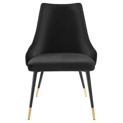 home office desk chairs | CasaFoyer Adorn Tufted Performance Velvet Dining Side Chair | Luxurious Stain-Resistant Vintage Modern Style | Set of 2 | casafoyer.myshopify.com