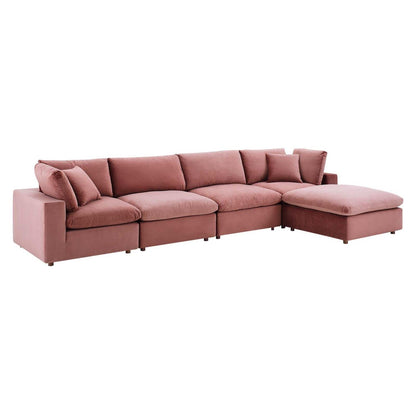 kitchen and dining room sets | CasaFoyer Commix Luxurious Sectional Sofa Set | Plush Comfort | Stain-Resistant Velvet | Solid Wood Construction | Includes Ottoman & Chairs | casafoyer.myshopify.com