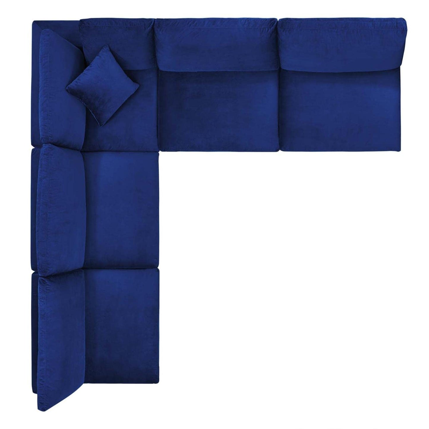 kitchen and dining room sets | CasaFoyer Commix Luxury Sectional Sofa | Plush Comfort | Stain-Resistant Velvet | Solid Wood Construction | 5-Piece Set | Navy | casafoyer.myshopify.com