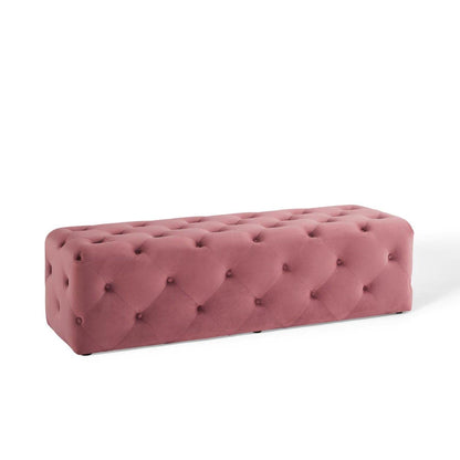 ottomans | CasaFoyer Amour 60 Tufted Button Entryway Bench | Stain-Resistant Velvet | Luxurious Seating | Versatile & Stylish | 500 lb Capacity | casafoyer.myshopify.com