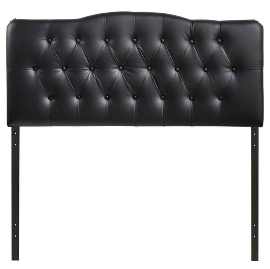 headboards | CasaFoyer  Annabel Button Tufted Faux Leather King Headboard | Elegant Design | Lightweight & Durable | Soft Tones | Enhance Bedroom Ambiance | casafoyer.myshopify.com