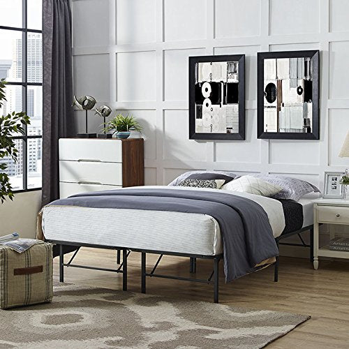 adjustable bed bases | CasaFoyer Horizon Metal Bed Frame | Durable Stainless Steel | Ample Storage Space | 1300 lbs Weight Capacity | Folds Away | Non-Marking Foot Caps | Compatible with Various Mattress Types | Easy Assembly | casafoyer.myshopify.com