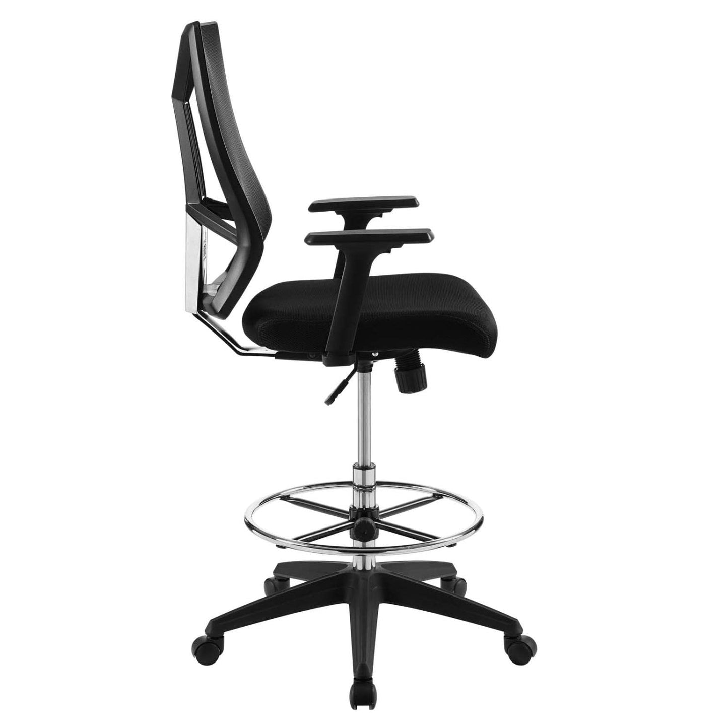 home office desk chairs | CasaFoyer Extol Office Chair | Adjustable | Ergonomic | Breathable Mesh | Lumbar Support | Chrome Foot Ring | 331 lbs Weight Capacity | casafoyer.myshopify.com