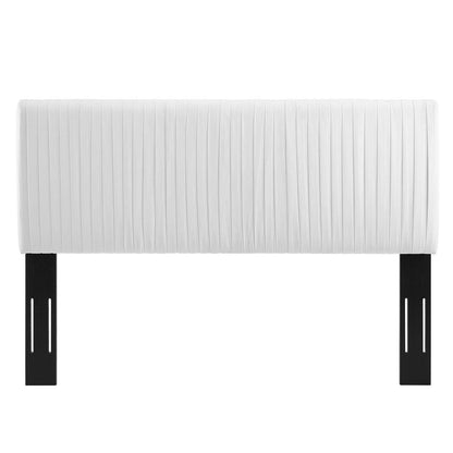 headboards | CasaFoyer Eloise Channel Tufted Performance Velvet Full/Queen Headboard | Vintage Modern Elegance | Art Deco Style | Adjustable Height | Stain-Resistant Velvet Upholstery | casafoyer.myshopify.com