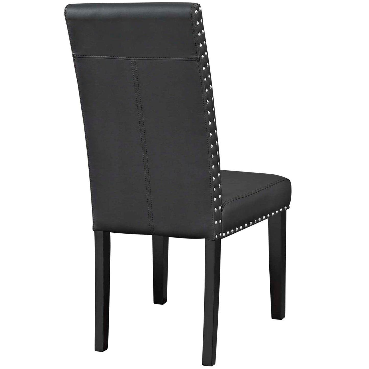 home office desk chairs | CasaFoyer Parcel Dining Chair Set of 2 | Faux Leather Upholstered | Nail-Head Trim | Comfortable Foam Padding | Solid Wood Legs | Easy Assembly | Stylish Dining Enhancement | casafoyer.myshopify.com