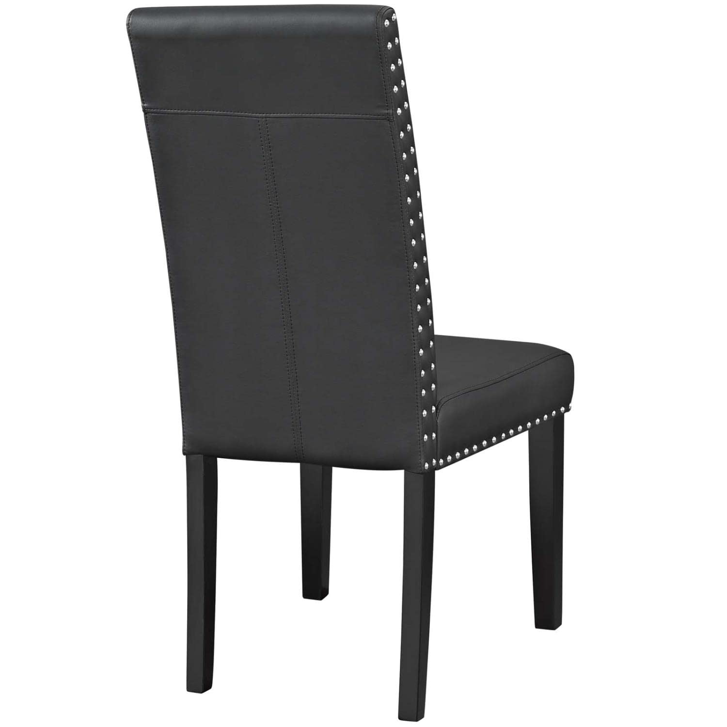 home office desk chairs | CasaFoyer Parcel Dining Chair Set of 2 | Faux Leather Upholstered | Nail-Head Trim | Comfortable Foam Padding | Solid Wood Legs | Easy Assembly | Stylish Dining Enhancement | casafoyer.myshopify.com