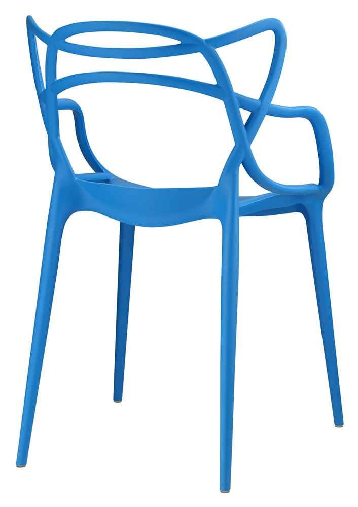 home office desk chairs | CasaFoyer Entangled Dining Armchair | Captivating Design | Molded Plastic | Floor Protection | Fully Assembled | Wipe-Clean Surface | Blue | casafoyer.myshopify.com