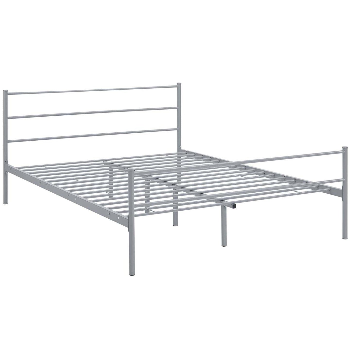 bed frames | CasaFoyer Alina Platform Full Bed | Rustic Charm | Sturdy Steel Frame | Supports 1323 lbs | Vintage-Inspired Style | No Box Spring Needed | Mattress not included | casafoyer.myshopify.com