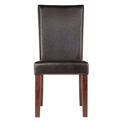 home office desk chairs | CasaFoyer Exquisite 3-Piece Shaye Dining Table Set | Solid Wood | Faux Leather Chairs | Walnut Finish | Easy to Clean | Contemporary Design | 47.2W x 29.5D x 29H | casafoyer.myshopify.com