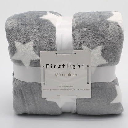 Throw Blanket | CasaFoyer Office Nap Blanket Coral Flannel | casafoyer.myshopify.com