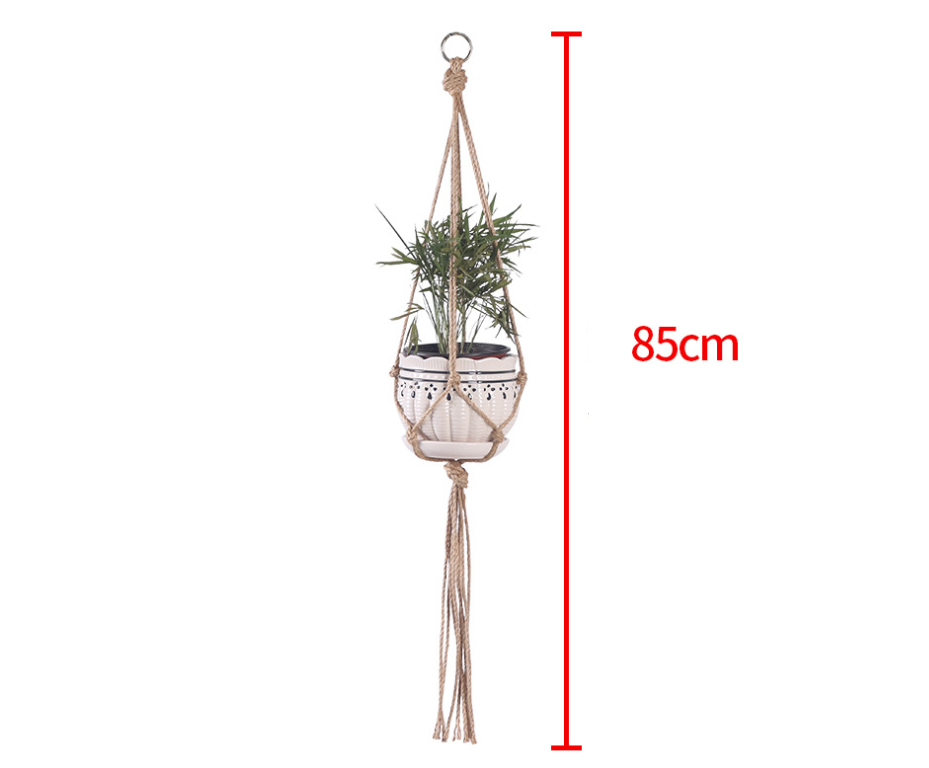 Hanging Decor | CasaFoyer Hand-woven plant hanging cotton rope sling | casafoyer.myshopify.com