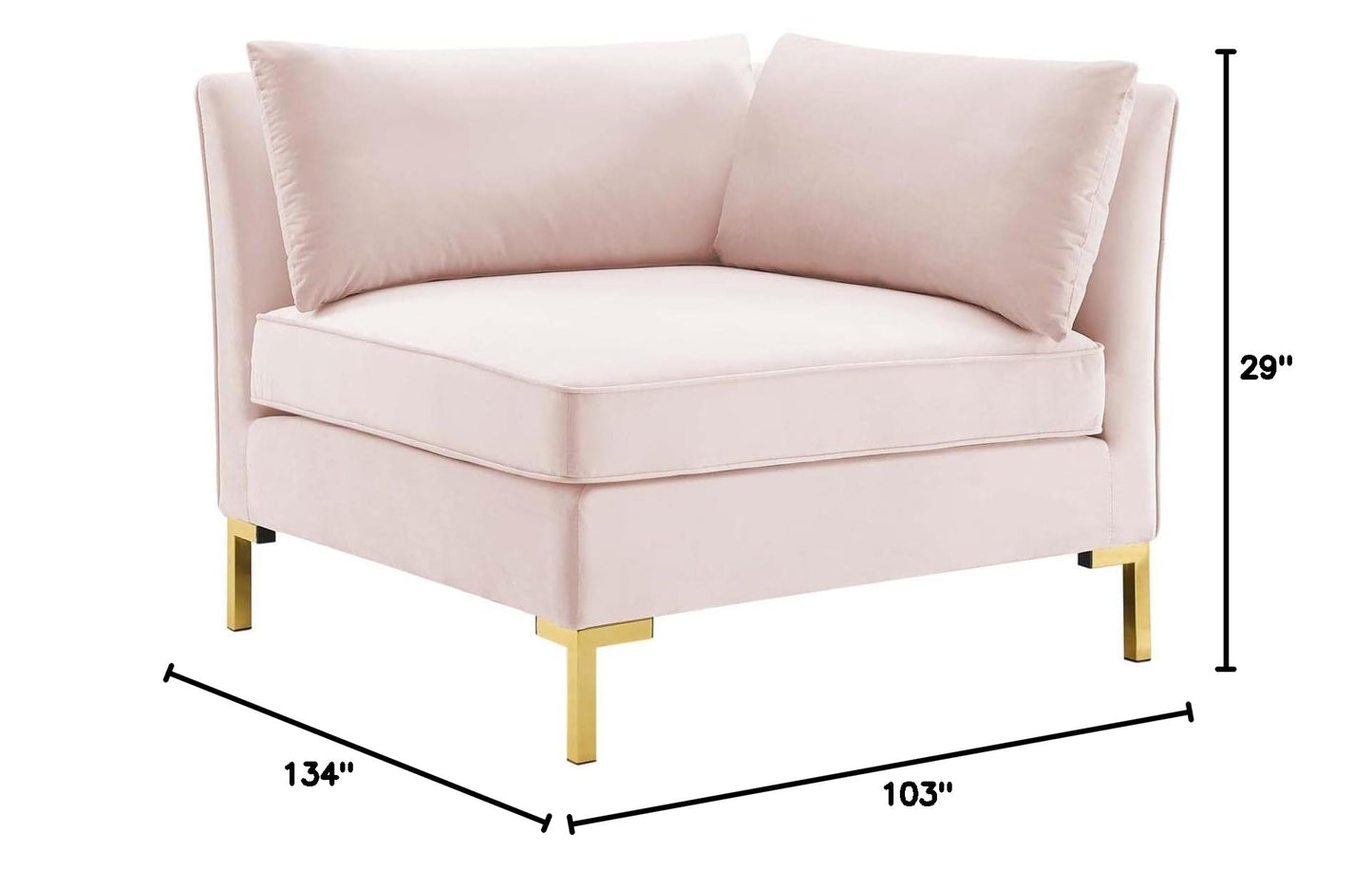 kitchen and dining room sets | CasaFoyer Ardent Performance Velvet 7-Piece Sectional Sofa | Vintage Modern & Glam Deco Style | Stain-Resistant Upholstery | Versatile Design | Premium Seating | Gold Metal Legs | Floor Protection | 440 lbs Weight Capacity | casafoyer.myshopify.com