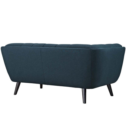 sofas | CasaFoyer Bestow Loveseat | Plush Velvet Upholstery | Button Tufted | Sturdy Black Legs | Non-Marking Foot Caps | Comfortable & Versatile | Perfect for Living Room | casafoyer.myshopify.com