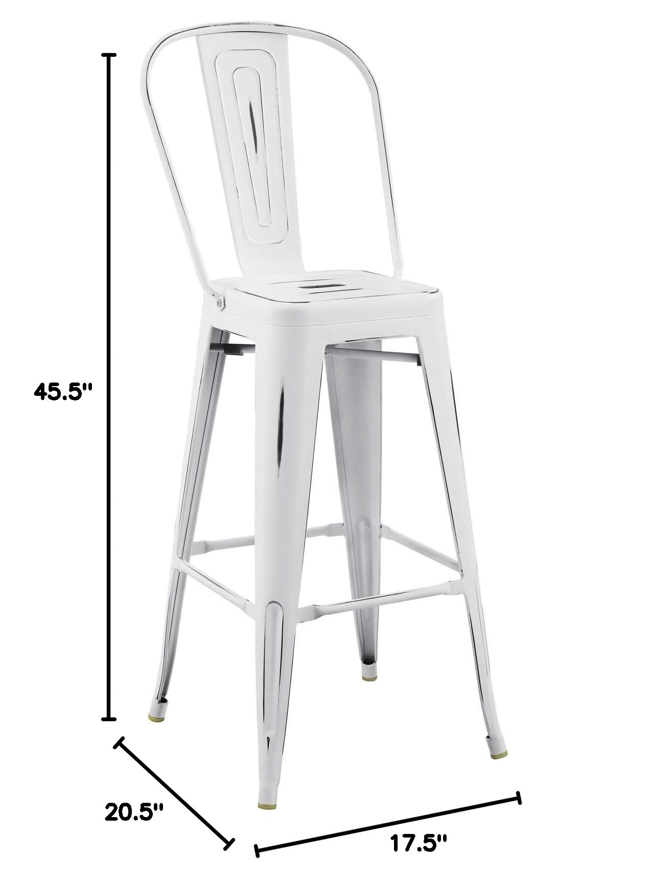 home office desk chairs | CasaFoyer Promenade Bar Stool | Vintage Powder Coated Steel | Classic Bistro Charm | Versatile & Stylish | Perfect for Breakfast Nook or Bar Area | casafoyer.myshopify.com