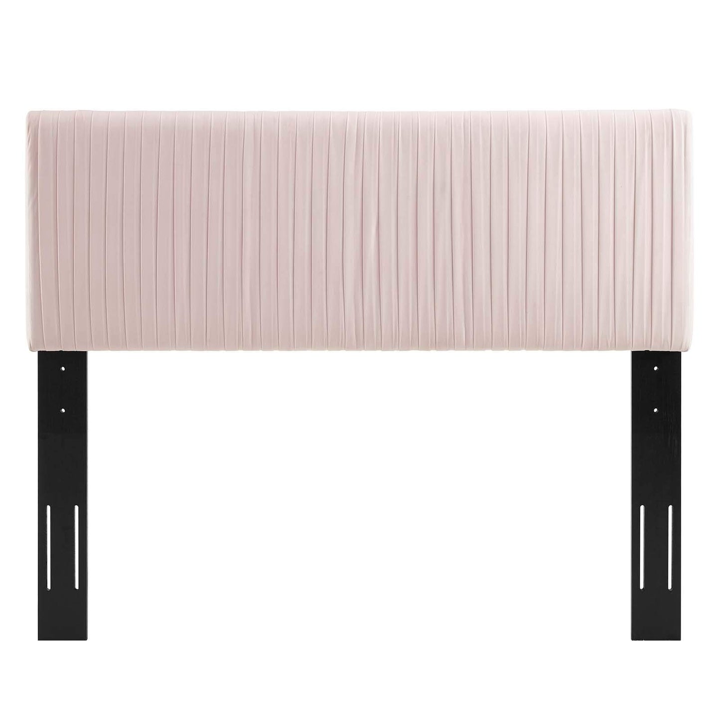 headboards | CasaFoyer Eloise Channel Tufted Performance Velvet Full/Queen Headboard | Vintage Modern Elegance | Art Deco Style | Adjustable Height | Stain-Resistant Upholstery | Pink | casafoyer.myshopify.com