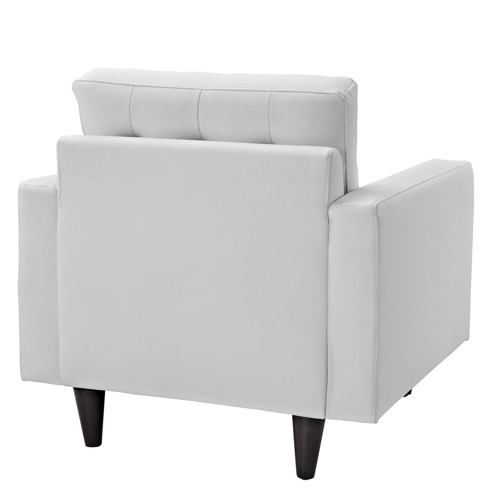 home office desk chairs | CasaFoyer Empress Leather Armchair | Exquisite Design | Tufted Buttons | Luxurious Cushions | Elegant Armrests | Solid Wood Legs | Floor Protection | White | casafoyer.myshopify.com