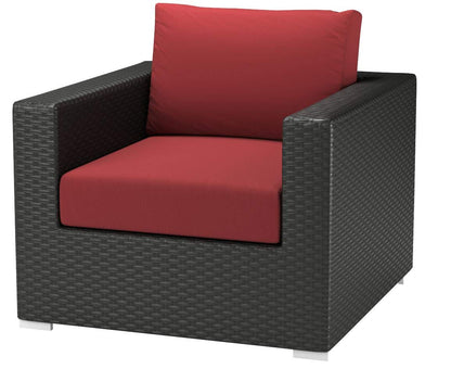 Patio Furniture Sets | Sojourn Outdoor Patio Arm Chair | Sturdy Seating | Sunbrella Cushions | UV Protection | Aluminum Frame | casafoyer.myshopify.com