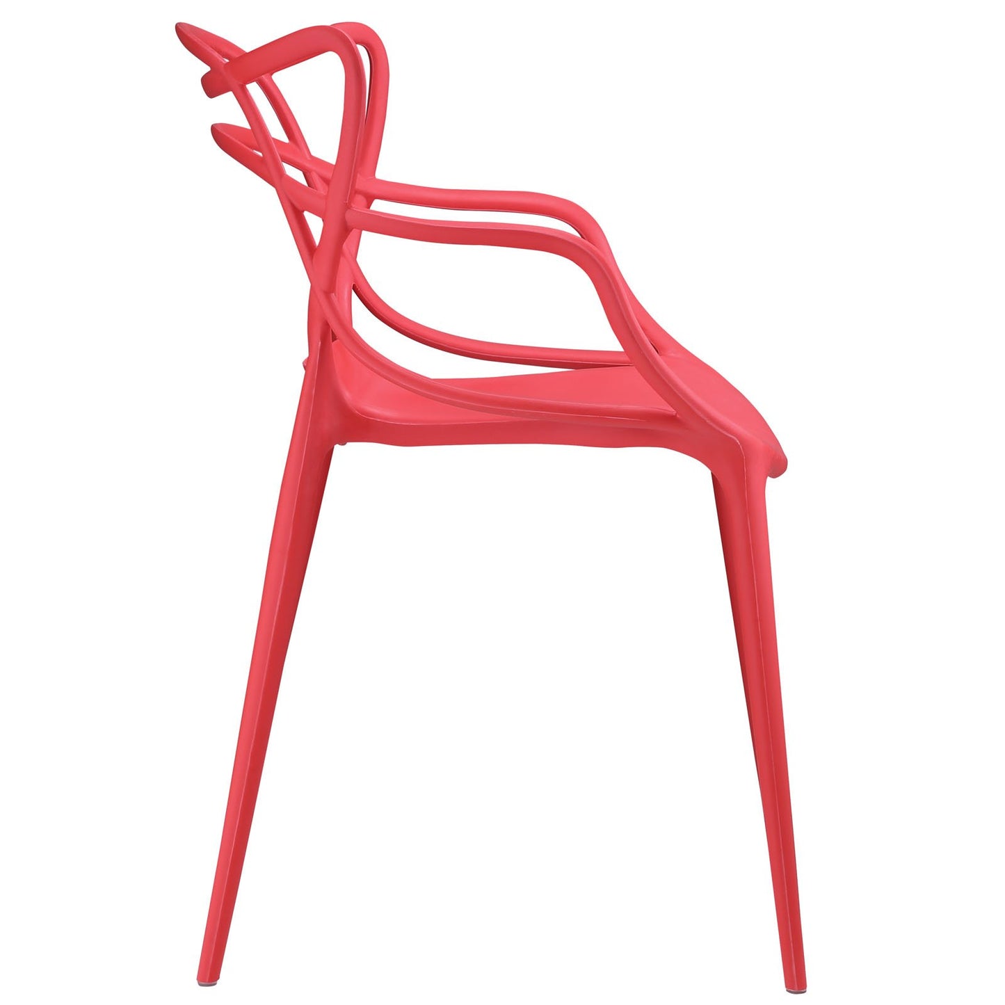 home office desk chairs | CasaFoyer Entangled Dining Chair Set of 4 | Captivating Design | Molded Plastic | Foot Caps | Fully Assembled | Wipe-Clean Surface | casafoyer.myshopify.com
