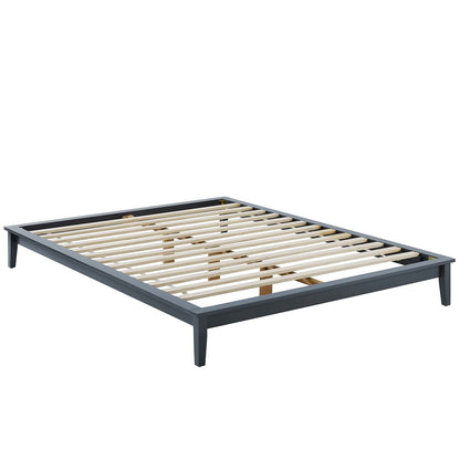 bed frames | CasaFoyer Rustic Lodge Full Wood Platform Bed Frame | Durable Solid Wood | LVL Slat Support | 800 lbs Weight Capacity | Gray | casafoyer.myshopify.com