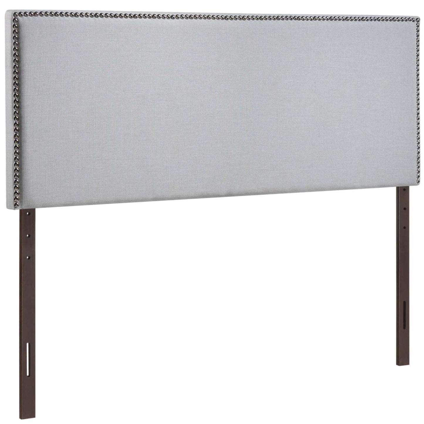 Bed | CasaFoyer  Region Linen Fabric Upholstered Full Headboard | Spacious & Elegant Design | Nailhead Trim | Modern Decor | Fits Most Full Beds | casafoyer.myshopify.com