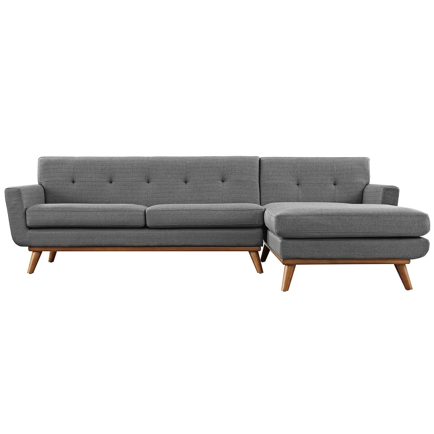 sofas | CasaFoyer Engage Living Room Set | Cozy Lounging Experience | Sloping Curves | Dual Cushions | Perfect for Relaxation, Coffee, Brunch | Eye-Catching Buttons | Sturdy Frame | Includes Loveseat & Chaise | casafoyer.myshopify.com