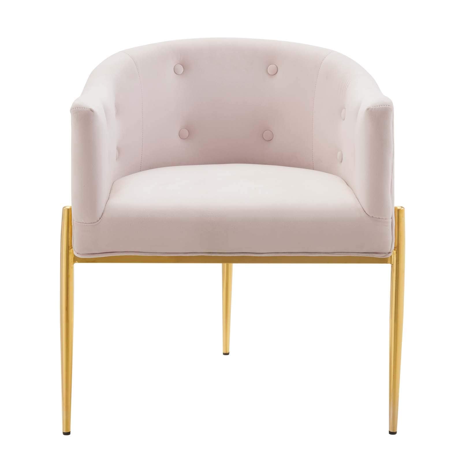 home office desk chairs | CasaFoyer Savour Tufted Performance Velvet Accent Armchair | Luxury | Sophisticated | Stain-Resistant | Comfortable Seating | Chrome Gold Legs | Statement Piece | 300 lbs Weight Capacity | casafoyer.myshopify.com