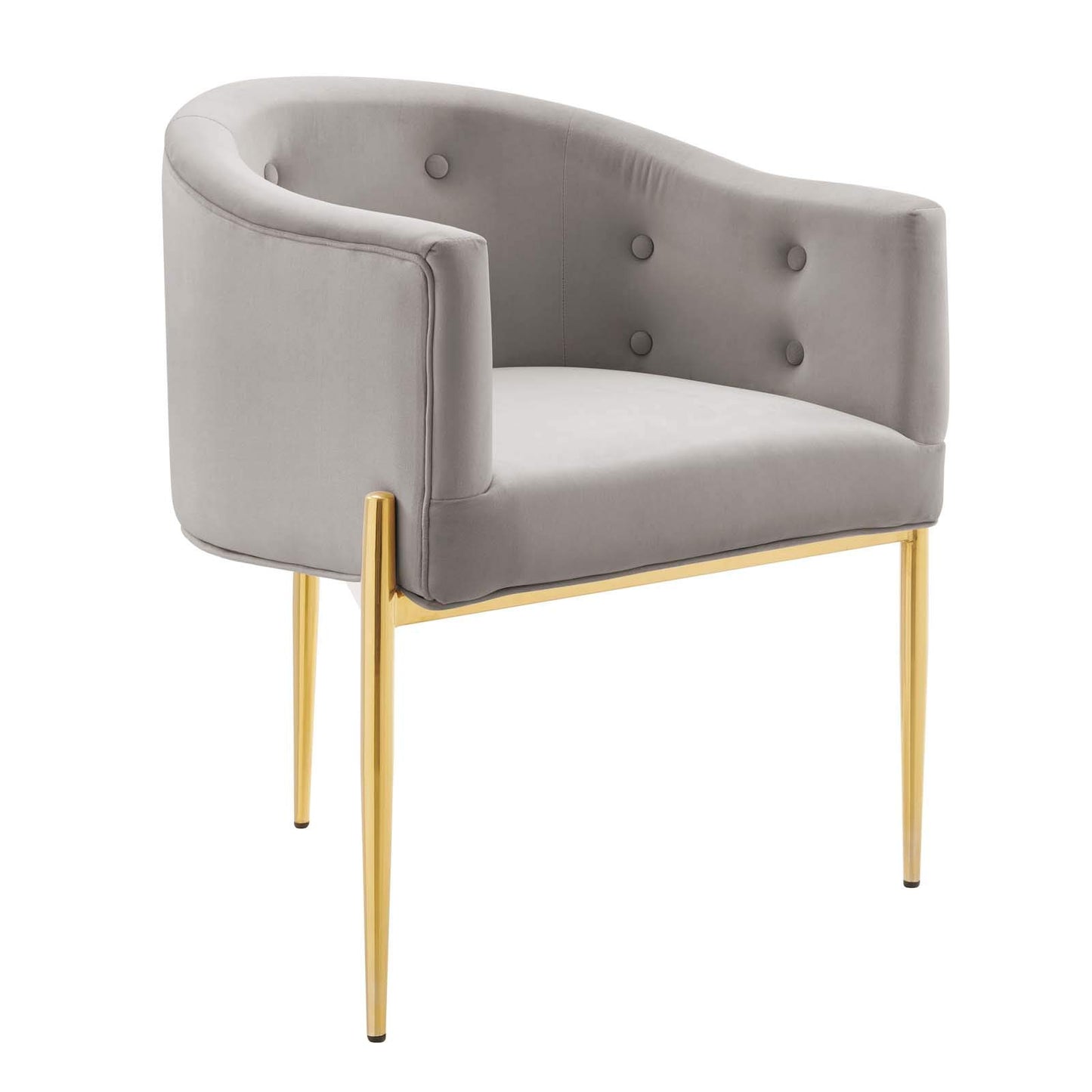 sofa tables | Ergode Savour Tufted Performance Velvet Accent Armchairs | Set of 2 | Stain-Resistant | Comfortable Seating | Chrome Gold Legs | casafoyer.myshopify.com