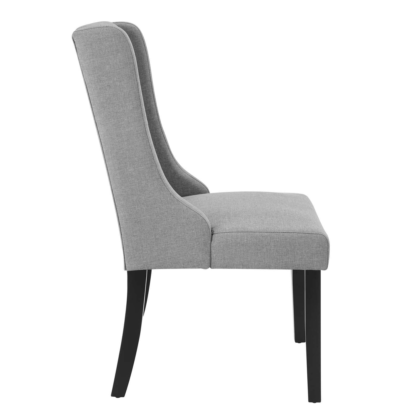 home office desk chairs | CasaFoyer Renew Fabric Dining Chairs - Set of 2 | Elegant & Glamorous | Soft Upholstery & Channel Tufting | Durable Construction | Comfortable Seating | Black Legs | Tufted Accent Chairs | casafoyer.myshopify.com