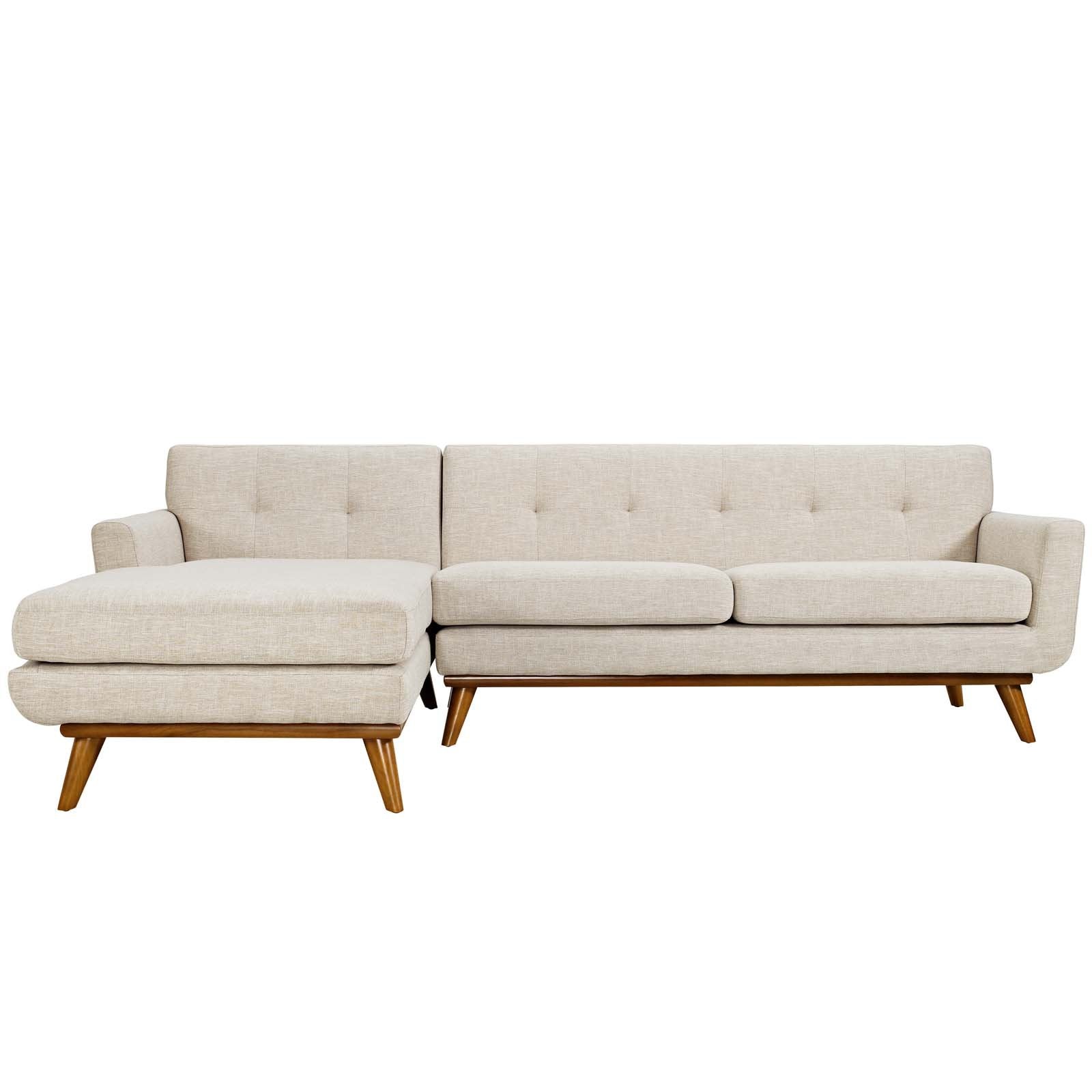 sofas | Engage Living Room Set | Curved Design | Dual Cushions | Upholstered Material | Button Detail | Solid Base | Left-Arm Chaise & Right-Arm Loveseat | casafoyer.myshopify.com