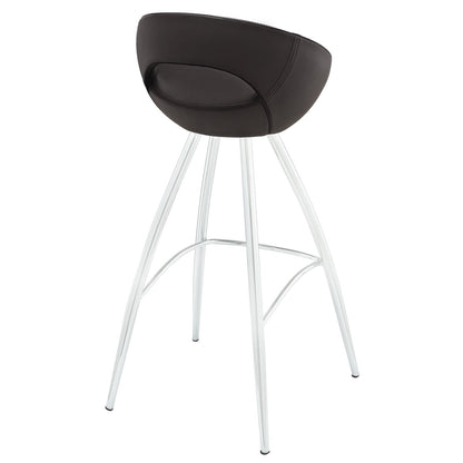 barstools | CasaFoyer Persist Modern Bar Stool | Chrome-Plated Stainless Steel | Cushioned Vinyl Seat | Timeless Design for Vibrant Experiences | casafoyer.myshopify.com