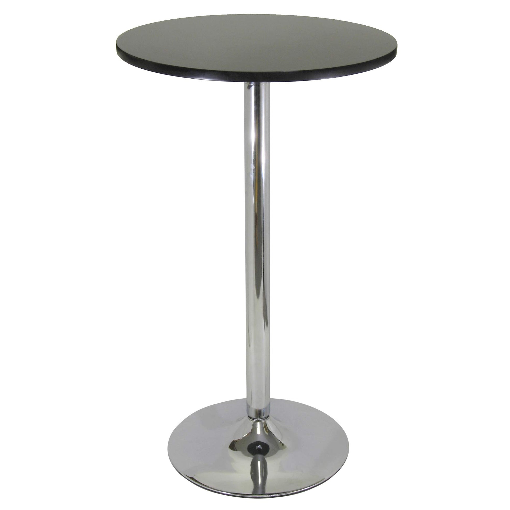 childrens table and chair sets | CasaFoyer  Wood Summit 3-Piece Pub Table Set | Sleek & Stylish | Black & Chrome | Swivel Stools | 23.62 Tabletop | Sturdy Steel Base | Easy Assembly | casafoyer.myshopify.com