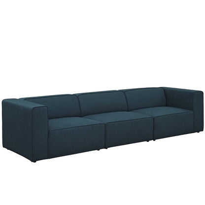 kitchen and dining room sets | CasaFoyer Mingle 3-Piece Upholstered Fabric Sectional Sofa Set - Blue | Comfortable, Adjustable, Stylish | Ideal for Living or Lounge Area | casafoyer.myshopify.com