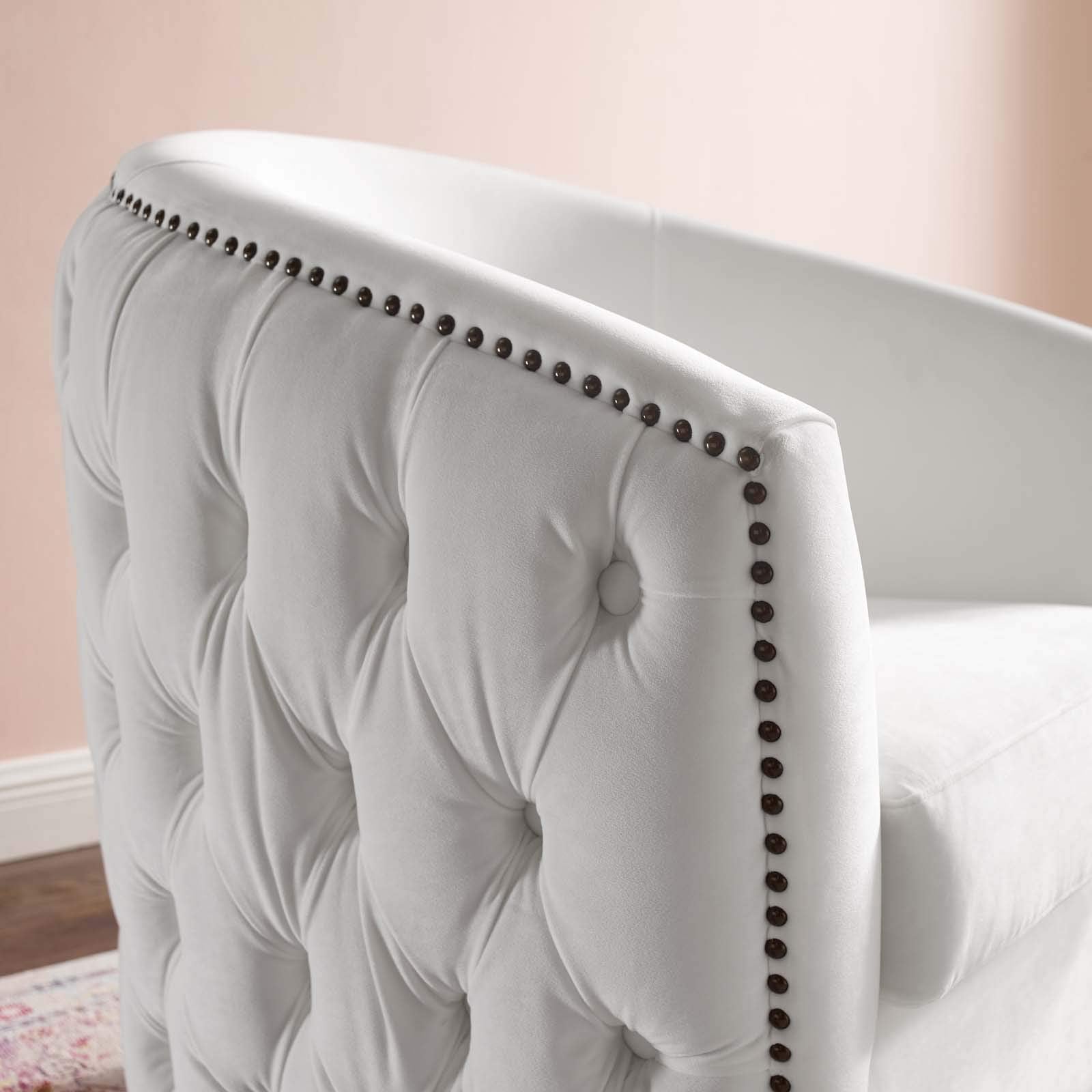 home office desk chairs | CasaFoyer Rogue Performance Velvet Swivel Armchair | Versatile | Comfortable | Stylish | Stain-Resistant Upholstery | 360-Degree Swivel Base | Dense Foam Padding | Timeless Vintage Classic | casafoyer.myshopify.com