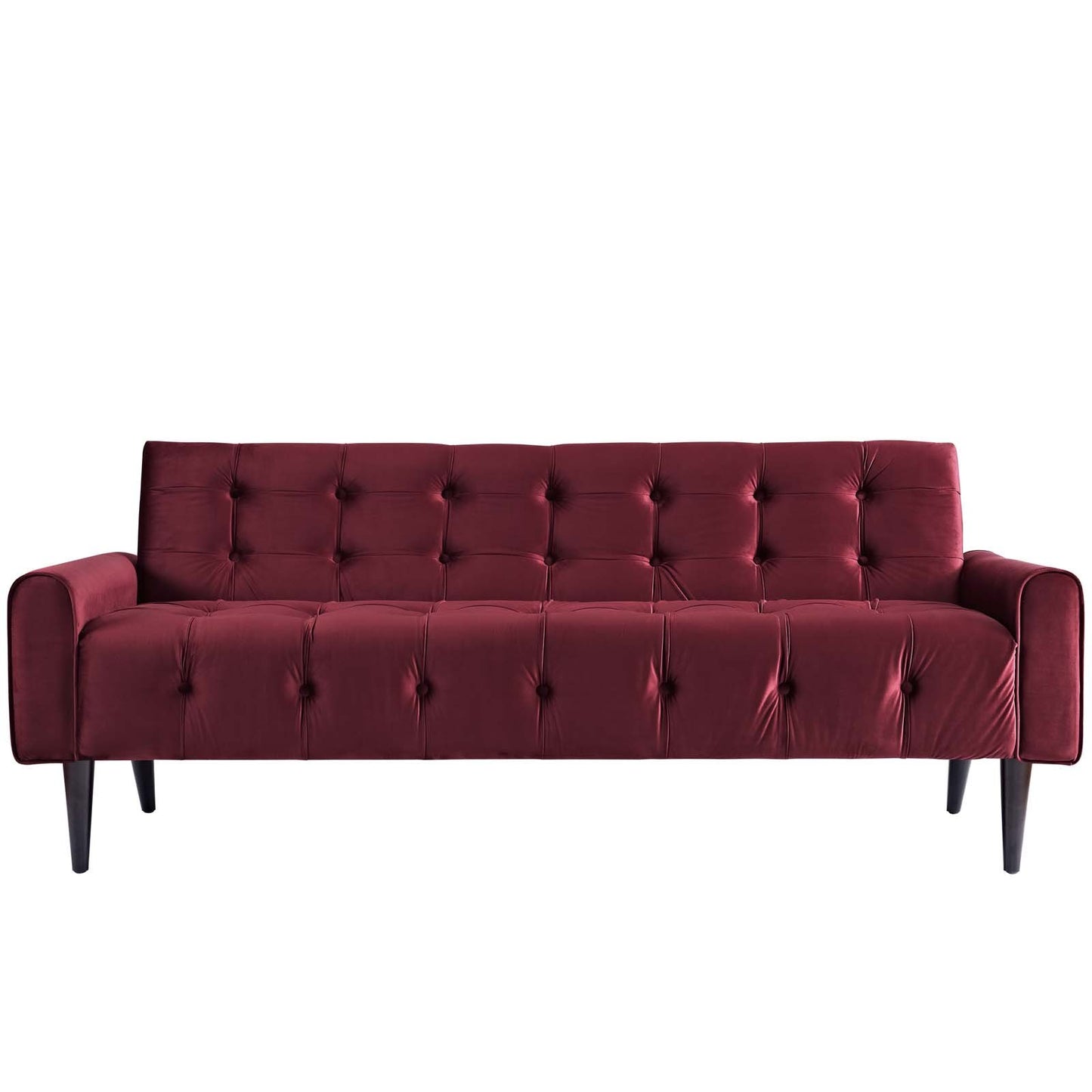 sofas | CasaFoyer Delve Performance Velvet Sofa | Luxurious Tufted Buttons | Stain-Resistant Upholstery | Comfortable Foam Padding | Solid Wood Legs | casafoyer.myshopify.com