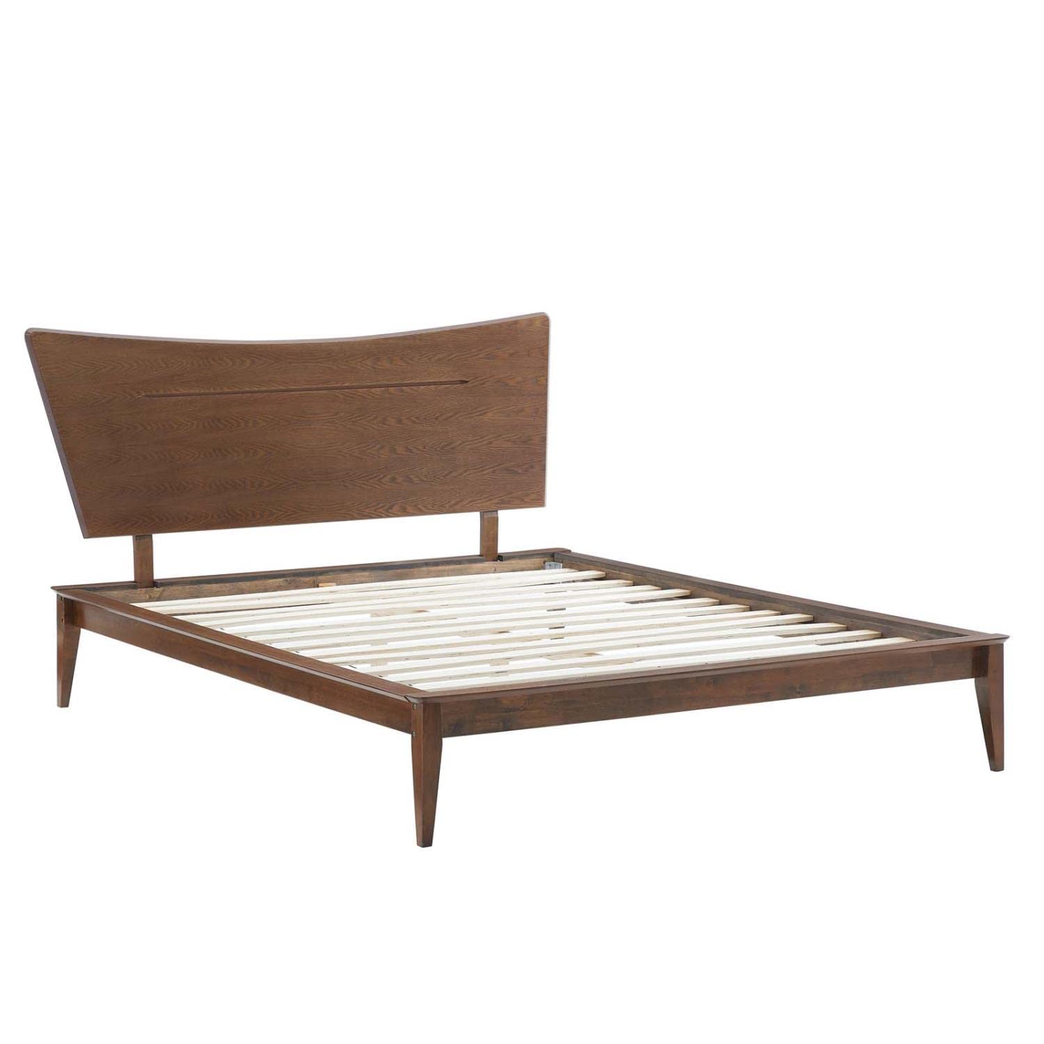 adjustable bed bases | CasaFoyer Astra Wood Full Platform Bed | Mid-Century Charm | Durable Rubberwood | Wood Grain Veneer | Sturdy Foundation | No Box Spring Needed | Assembly Required | casafoyer.myshopify.com