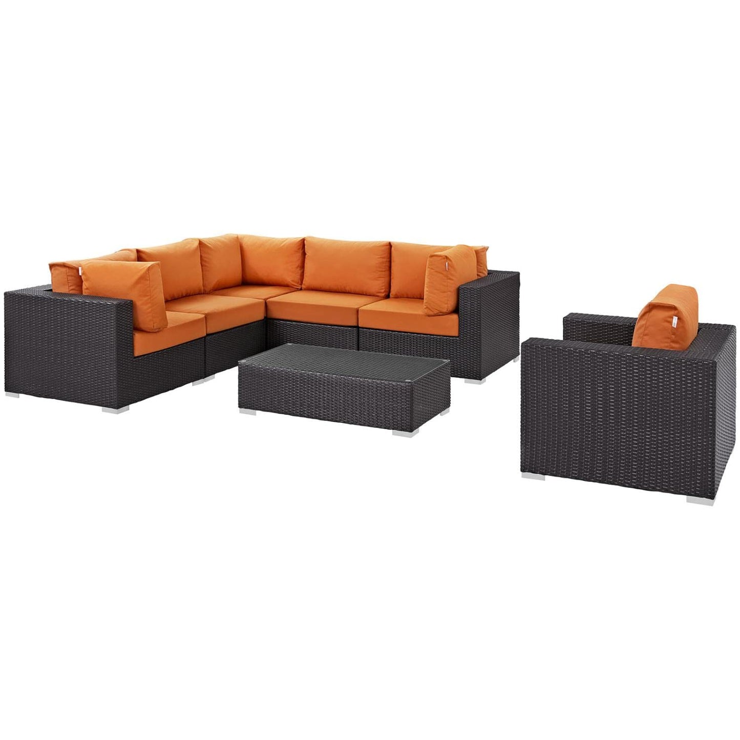 kitchen and dining room sets | CasaFoyer Convene Outdoor Sectional Set | Durable Rattan Weave | Weather-Resistant Cushions | Versatile & Stylish Patio Furniture | casafoyer.myshopify.com