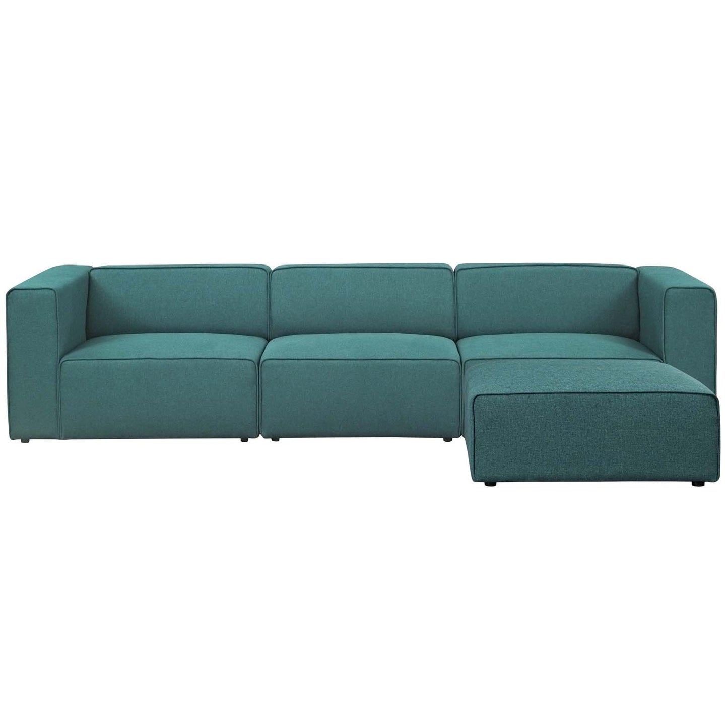 kitchen and dining room sets | CasaFoyer Mingle | 4-Piece Modular Sectional Sofa Set | Spacious & Comfortable | Teal Upholstered Furniture | Modern Decor | casafoyer.myshopify.com