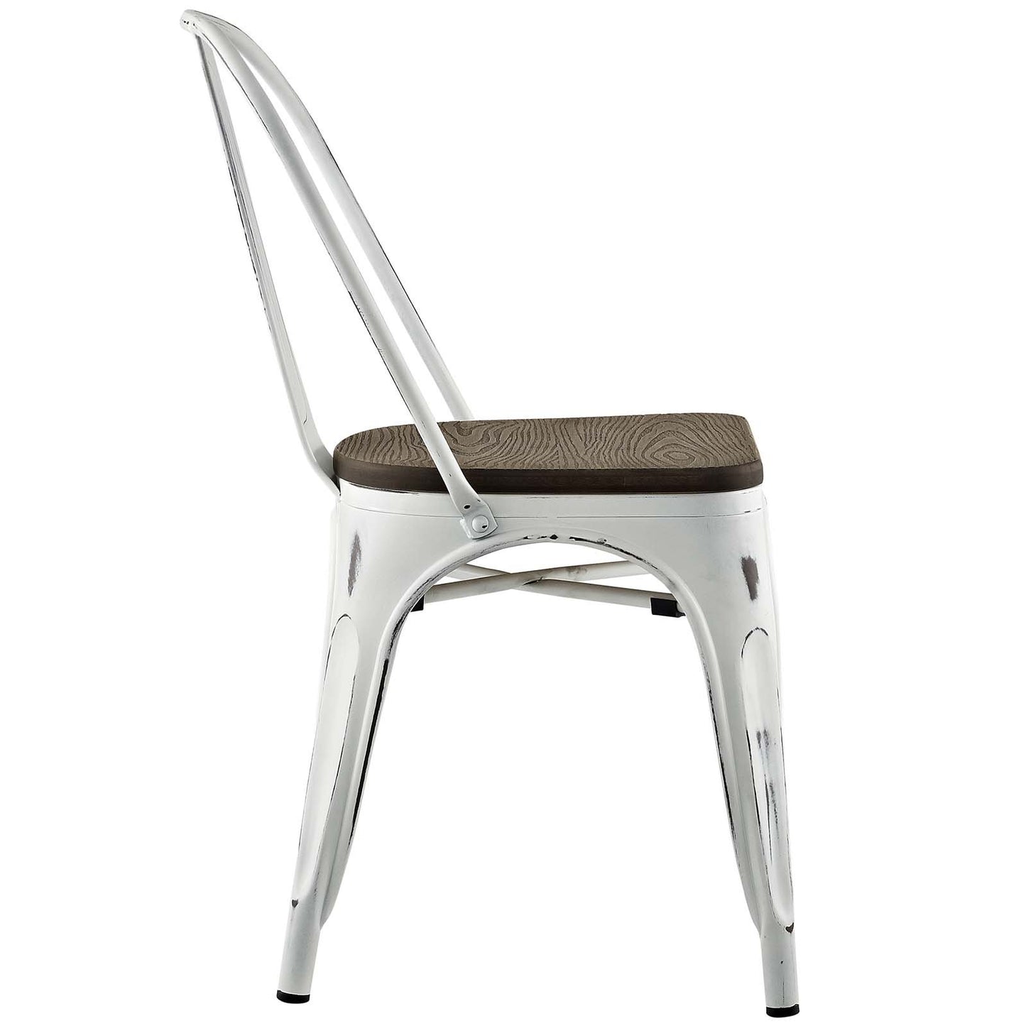 home office desk chairs | CasaFoyer Promenade Bamboo Side Chairs | Vintage Distressed Finish | Eclectic Design | Set of 4 | casafoyer.myshopify.com
