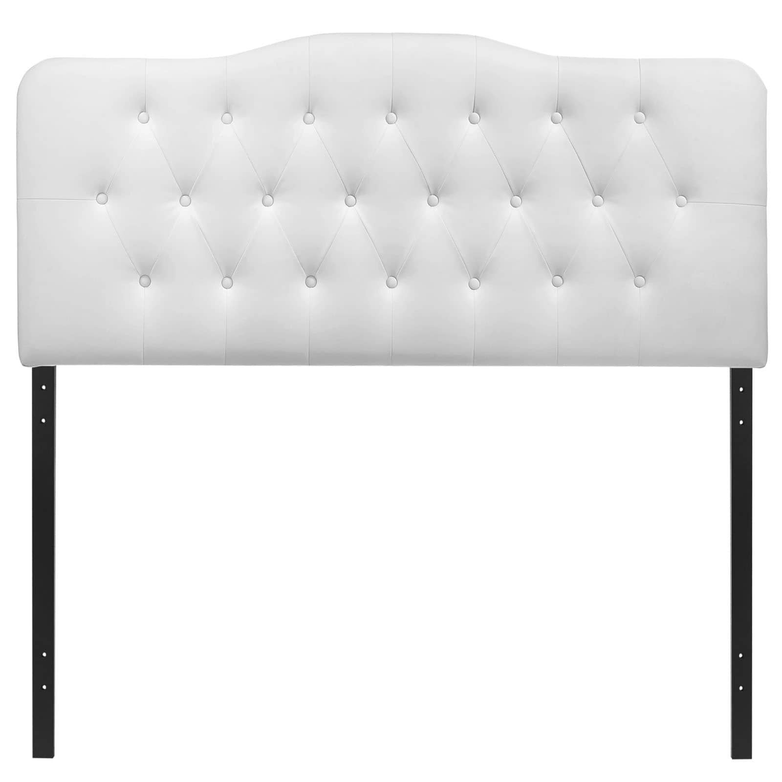 headboards | CasaFoyer  Annabel Button Tufted Faux Leather Upholstered King Headboard | Tranquil Bedroom Haven | Soft Tones | Lightweight & Durable | Deep Inset Buttons | Visually Captivating | Includes 1 Annabel Vinyl Headboard | casafoyer.myshopify.com