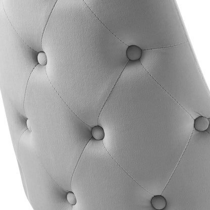 home office desk chairs | CasaFoyer Adorn Tufted Performance Velvet Dining Side Chair | Elegant, Cozy, Versatile | Stain-Resistant Upholstery | Dense Foam Padding | Vintage Modern Style | Easy Setup | Dining, Living Room, Bedroom, Entryway, Home Office | 300 lbs. Weight Capacity | casafoyer.myshopify.com