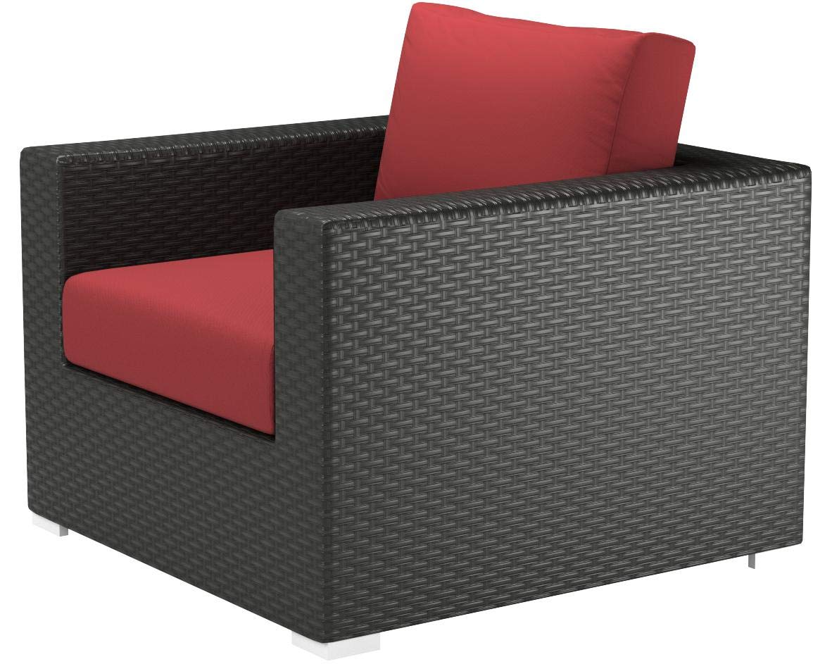 Patio Furniture Sets | Sojourn Outdoor Patio Arm Chair | Sturdy Seating | Sunbrella Cushions | UV Protection | Aluminum Frame | casafoyer.myshopify.com
