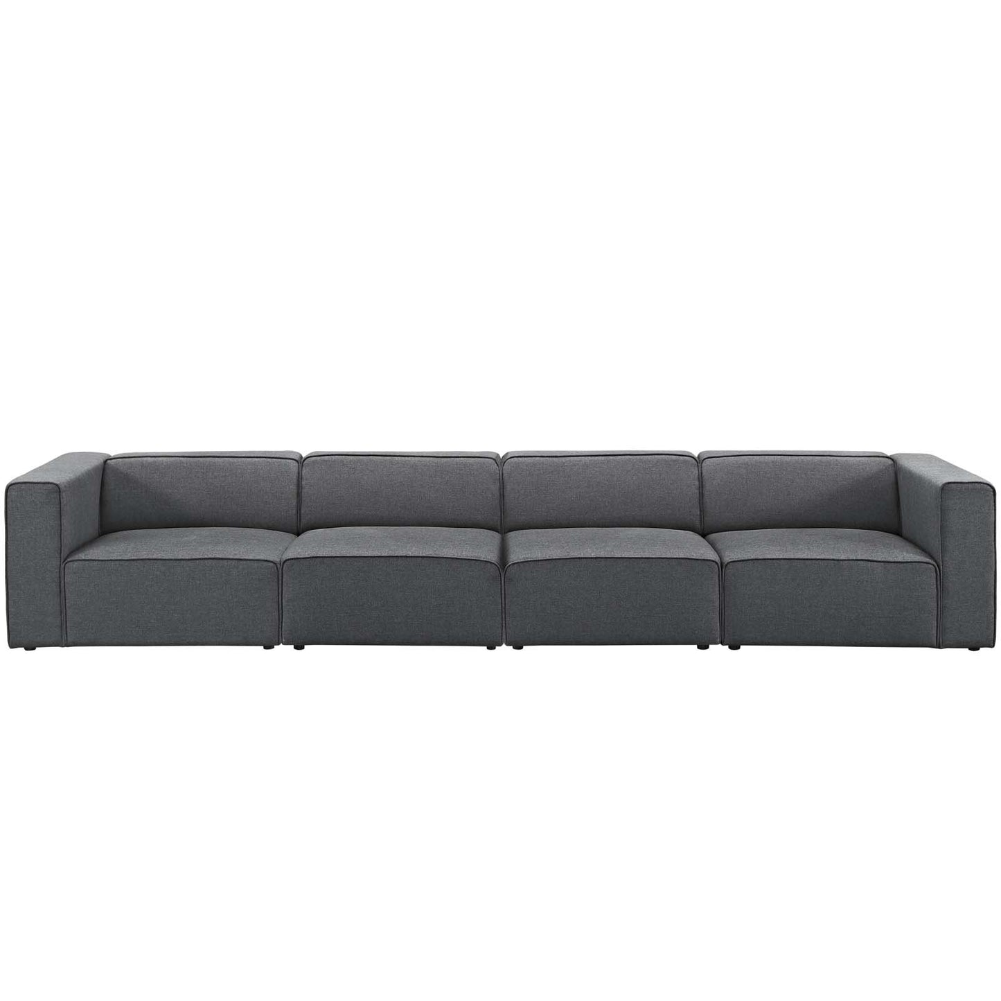 kitchen and dining room sets | CasaFoyer Mingle | 4-Piece Upholstered Fabric Sectional Sofa Set | Spacious & Comfortable | High-Quality Polyester | Perfect for Living or Lounge Room | Gray | casafoyer.myshopify.com