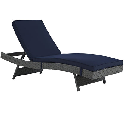 Patio Furniture Sets | Sojourn Outdoor Patio Chaise Lounge Chair | Adjustable Seating | Sunbrella Cushions | UV Protection | Aluminum Frame | casafoyer.myshopify.com
