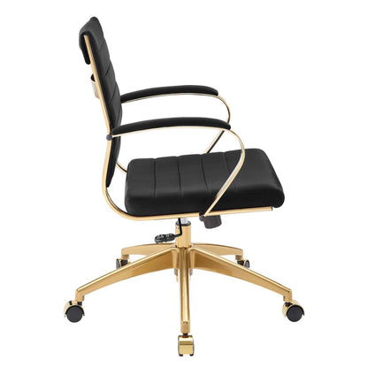 home office desk chairs | CasaFoyer Jive Mid Back Office Chair | Stylish & Functional | Ribbed Velvet Back | Stain-Resistant | Padded Armrests | Chrome-Plated Aluminum Base | Easy Mobility | Tension Knob & Tilt Lock | Modern Office Design | casafoyer.myshopify.com