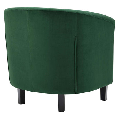 home office desk chairs | CasaFoyer Prospect Armchair | Timeless Luxury & Modern Appeal | Chesterfield Design | Button Tufted | Elegant Curves | Espresso Stained Legs | Comfortable Foam Padding | Stain-Resistant Velvet Upholstery | Emerald Velvet | Set of 1 | casafoyer.myshopify.com